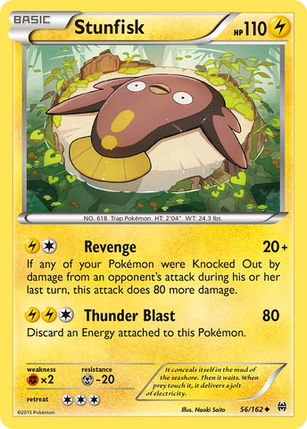 Stunfisk (56/162) [XY: BREAKthrough] - Destination Retro