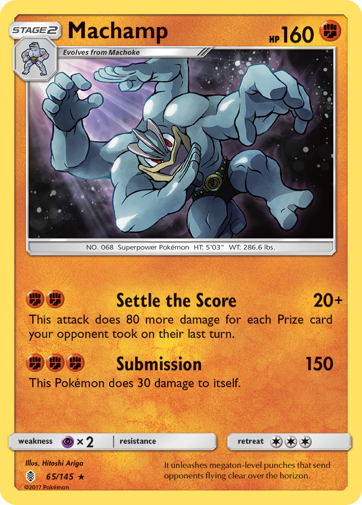 Machamp (65/145) [Sun & Moon: Guardians Rising] - Destination Retro