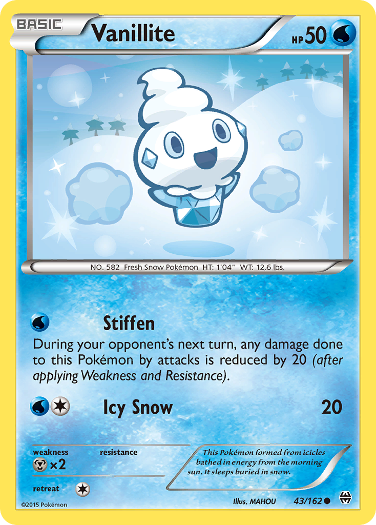 Vanillite (43/162) [XY: BREAKthrough] - Destination Retro