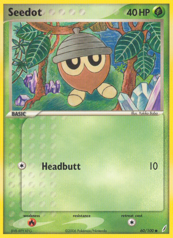 Seedot (60/100) [EX: Crystal Guardians] - Destination Retro