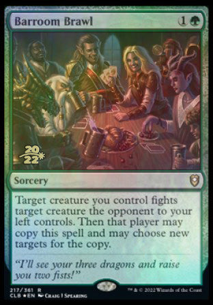 Barroom Brawl [Commander Legends: Battle for Baldur's Gate Prerelease Promos] - Destination Retro