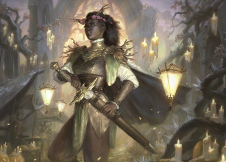 Sungold Sentinel Art Card [Innistrad: Midnight Hunt Art Series] - Destination Retro