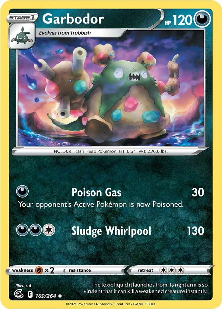 Garbodor (169/264) [Sword & Shield: Fusion Strike] - Destination Retro
