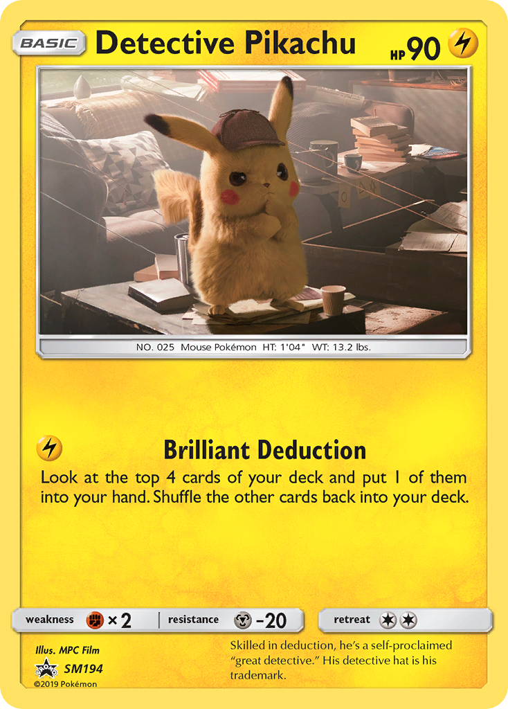 Detective Pikachu (SM194) [Sun & Moon: Black Star Promos] - Destination Retro