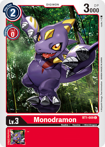 Monodramon [BT1-009] [Release Special Booster Ver.1.0] - Destination Retro