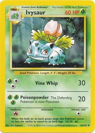 Ivysaur (30/102) [Base Set Unlimited] - Destination Retro