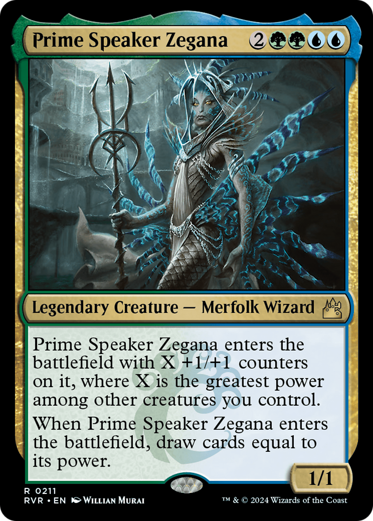 Prime Speaker Zegana [Ravnica Remastered] - Destination Retro
