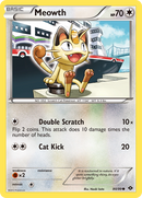 Meowth (80/99) [Black & White: Next Destinies] - Destination Retro