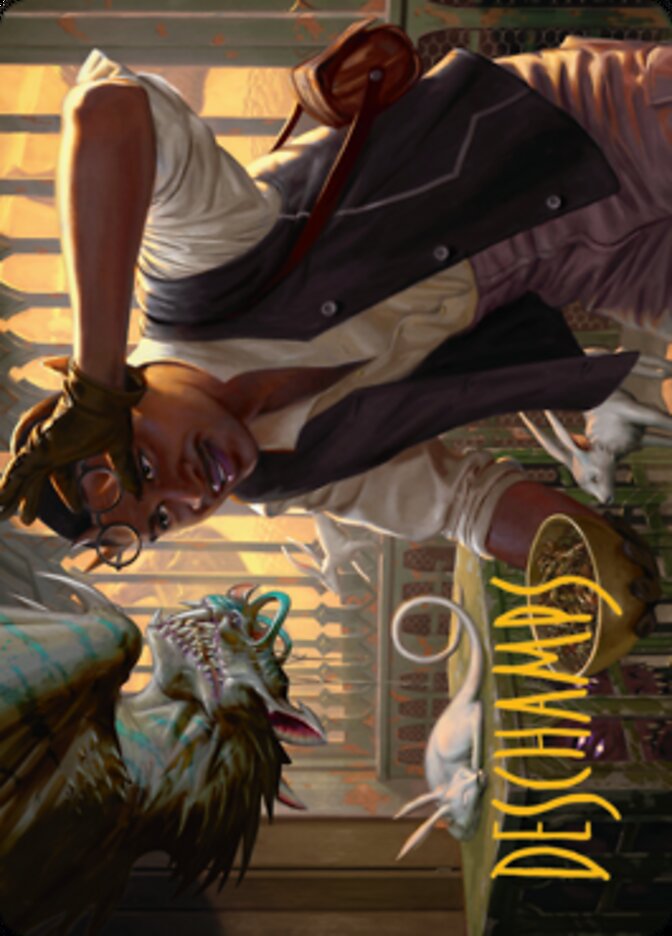 Bennie Bracks, Zoologist Art Card (Gold-Stamped Signature) [Streets of New Capenna Art Series] - Destination Retro
