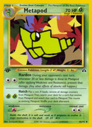 Metapod (42/75) [Neo Discovery 1st Edition] - Destination Retro