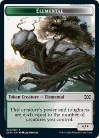 Elemental // Shapeshifter Double-sided Token [Double Masters Tokens] - Destination Retro