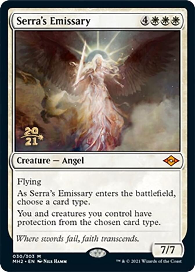 Serra's Emissary [Modern Horizons 2 Prerelease Promos] - Destination Retro