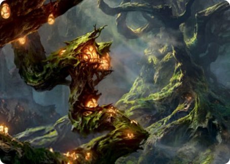 Forest Art Card [Strixhaven: School of Mages Art Series] - Destination Retro