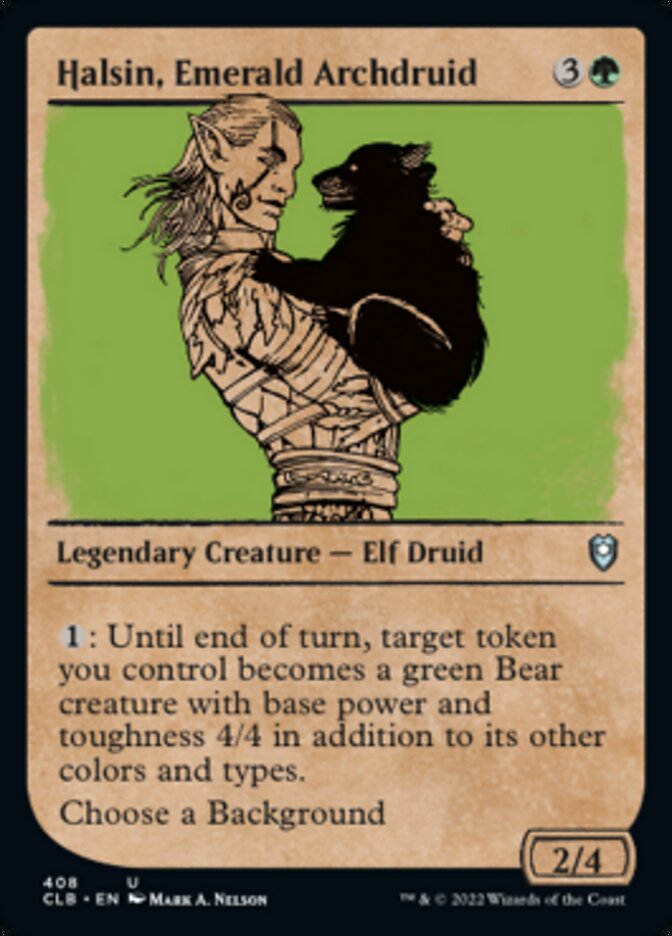 Halsin, Emerald Archdruid (Showcase) [Commander Legends: Battle for Baldur's Gate] - Destination Retro