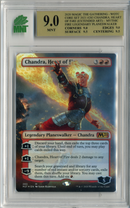 MNT - 9.0 - Chandra, Heart of Fire (Extended Art) - Mythic -  Core Set 2021 - Destination Retro