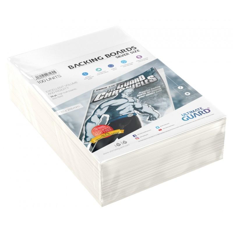 Comic Backing Board Silver Size - Destination Retro