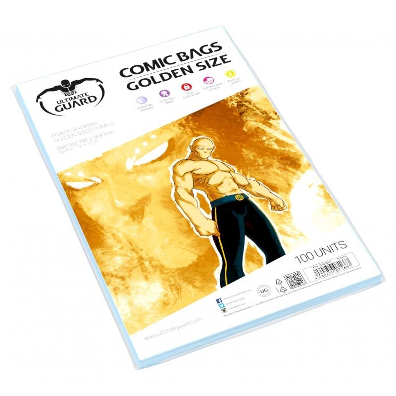 Comic Bags Golden Size - Destination Retro