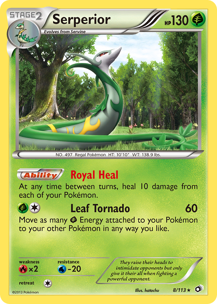 Serperior (8/113) [Black & White: Legendary Treasures] - Destination Retro