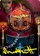 Sign in Blood Art Card (Gold-Stamped Signature) [Strixhaven: School of Mages Art Series] - Destination Retro