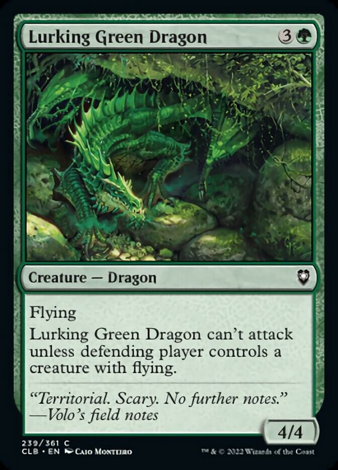 Lurking Green Dragon [Commander Legends: Battle for Baldur's Gate] - Destination Retro