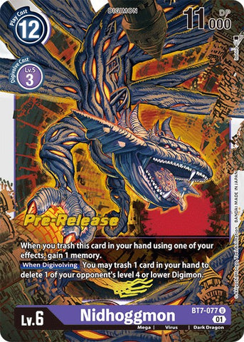 Nidhoggmon [BT7-077] [Next Adventure Pre-Release Cards] - Destination Retro