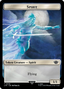 Spirit // Food (0024) Double-Sided Token (Surge Foil) [The Lord of the Rings: Tales of Middle-Earth Tokens] - Destination Retro