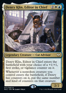 Denry Klin, Editor in Chief (Promo Pack) [Streets of New Capenna Commander Promos] - Destination Retro