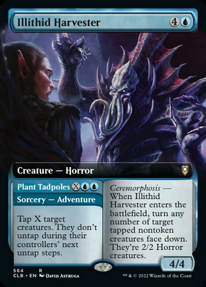 Illithid Harvester // Plant Tadpoles (Extended Art) [Commander Legends: Battle for Baldur's Gate] - Destination Retro