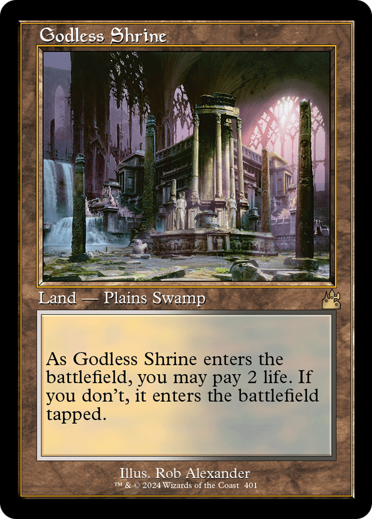 Godless Shrine (Retro) [Ravnica Remastered] - Destination Retro