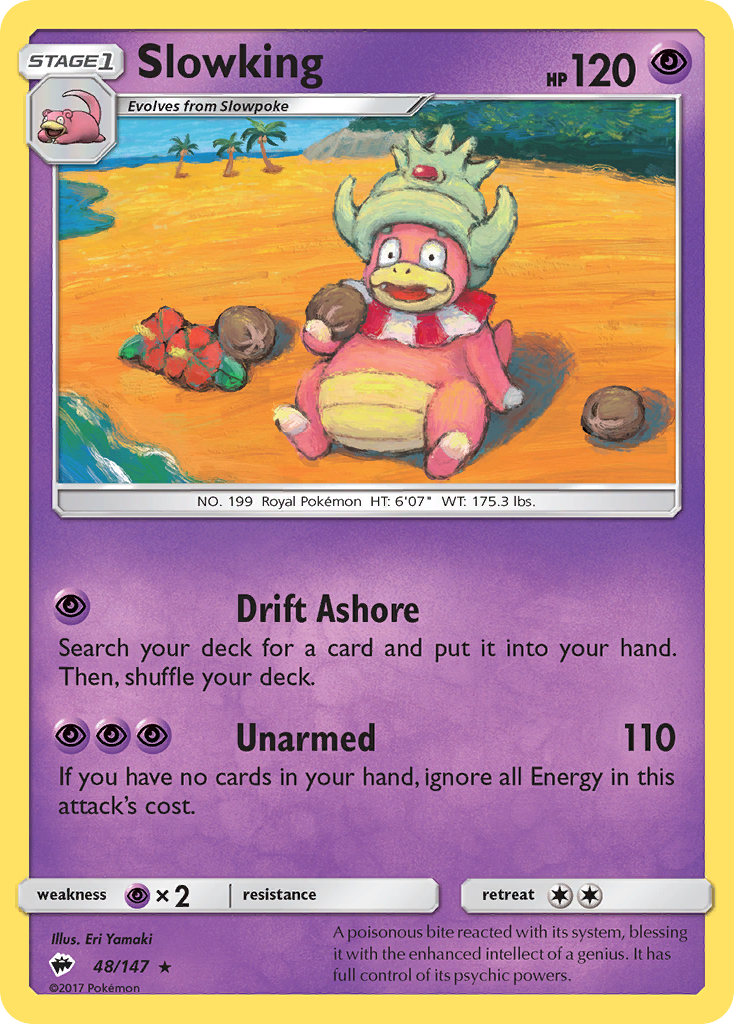 Slowking (48/147) [Sun & Moon: Burning Shadows] - Destination Retro