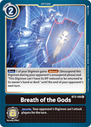 Breath of the Gods [BT3-105] [Release Special Booster Ver.1.5] - Destination Retro