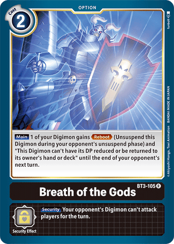 Breath of the Gods [BT3-105] [Release Special Booster Ver.1.5] - Destination Retro