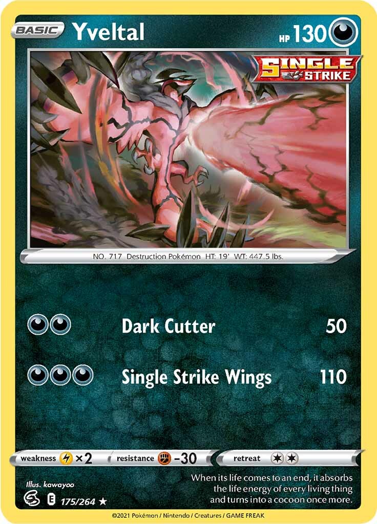 Yveltal (175/264) [Sword & Shield: Fusion Strike] - Destination Retro