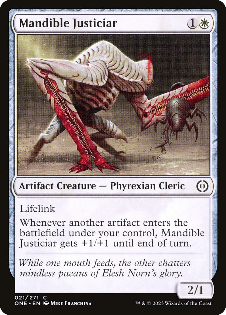 Mandible Justiciar [Phyrexia: All Will Be One] - Destination Retro