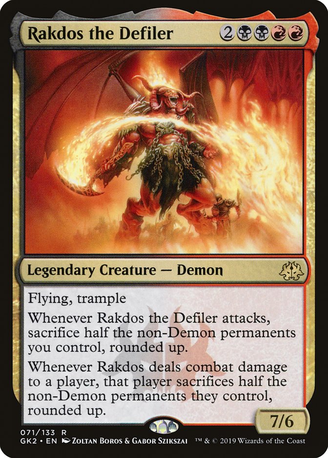 Rakdos the Defiler [Ravnica Allegiance Guild Kit] - Destination Retro