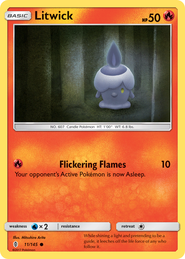 Litwick (11/145) [Sun & Moon: Guardians Rising] - Destination Retro
