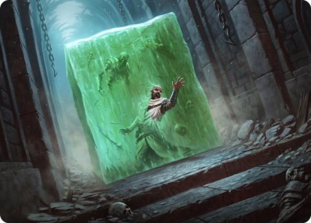 Gelatinous Cube Art Card [Dungeons & Dragons: Adventures in the Forgotten Realms Art Series] - Destination Retro