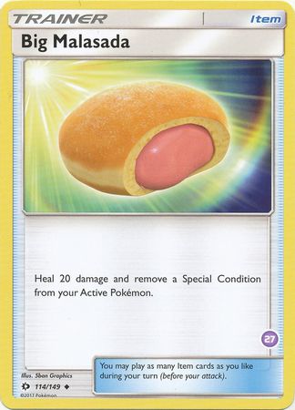 Big Malasada (114/149) [Sun & Moon: Trainer Kit - Alolan Sandslash & Alolan Ninetales] - Destination Retro