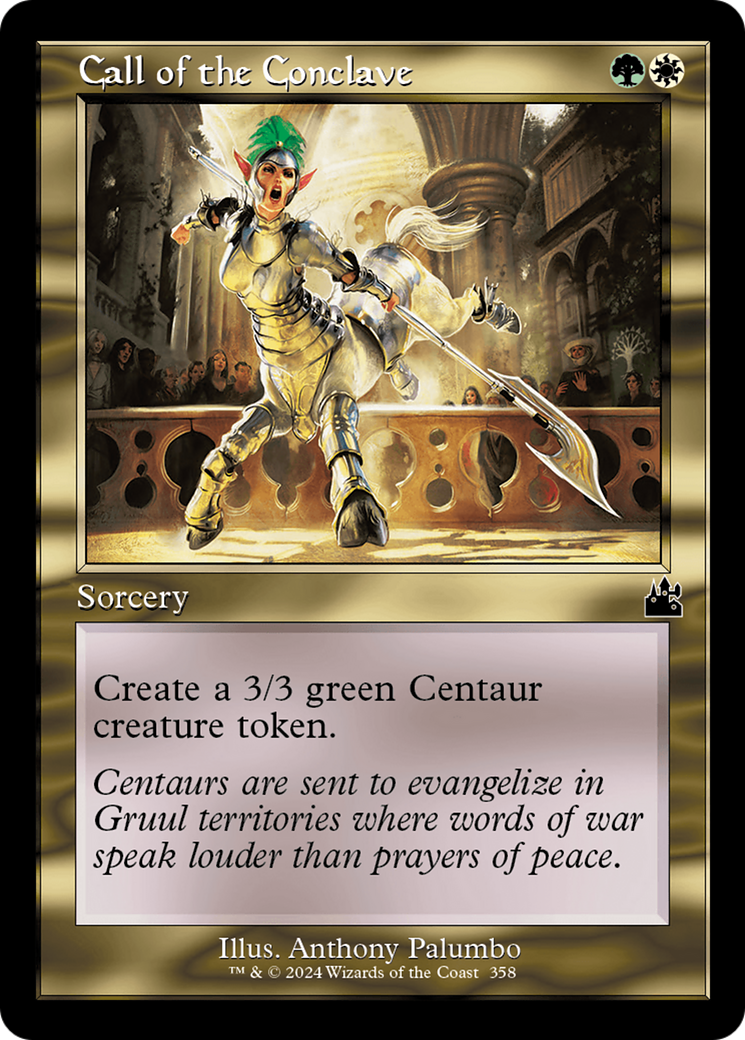Call of the Conclave (Retro Frame) [Ravnica Remastered] - Destination Retro