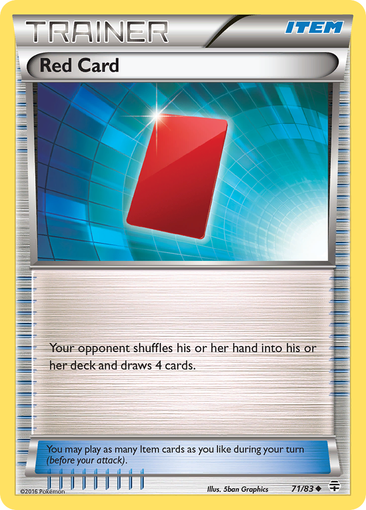 Red Card (71/83) [XY: Generations] - Destination Retro