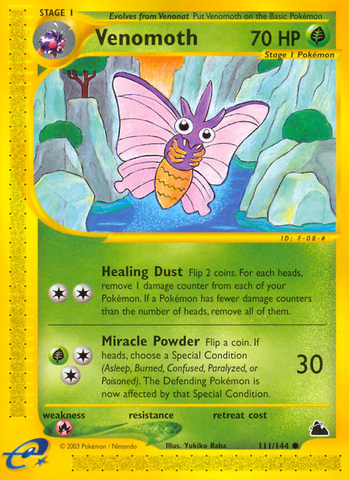 Venomoth (111/144) [Skyridge] - Destination Retro