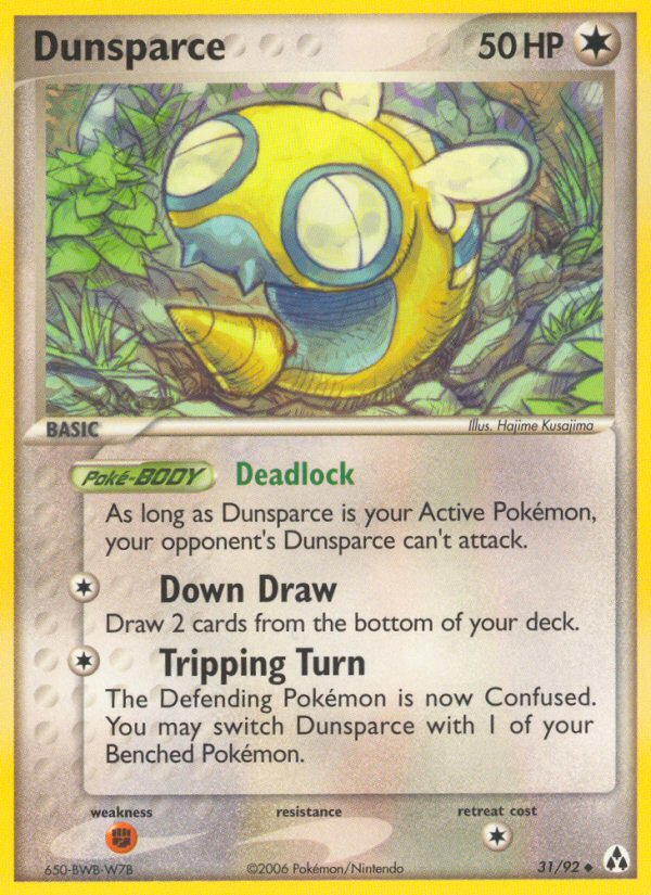 Dunsparce (31/92) [EX: Legend Maker] - Destination Retro