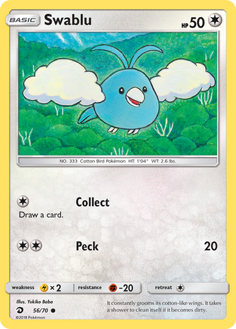 Swablu (56/70) [Sun & Moon: Dragon Majesty] - Destination Retro
