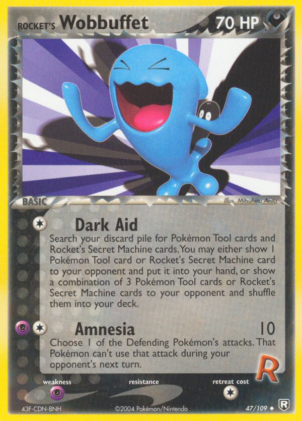 Rocket's Wobbuffet (47/109) [EX: Team Rocket Returns] - Destination Retro