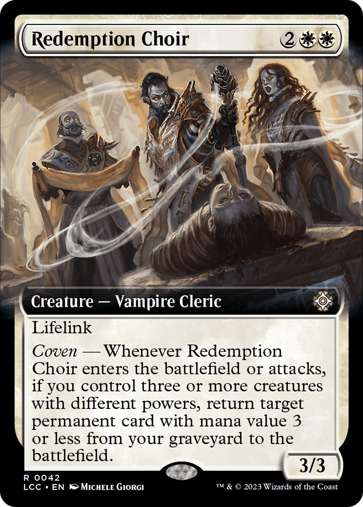 Redemption Choir (Extended Art) [The Lost Caverns of Ixalan Commander] - Destination Retro