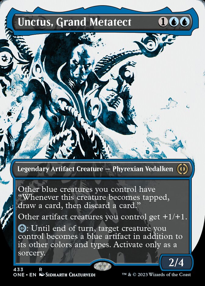 Unctus, Grand Metatect (Borderless Ichor Step-and-Compleat Foil) [Phyrexia: All Will Be One] - Destination Retro