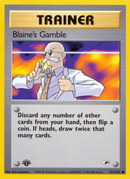 Blaine's Gamble (121/132) [Gym Heroes 1st Edition] - Destination Retro