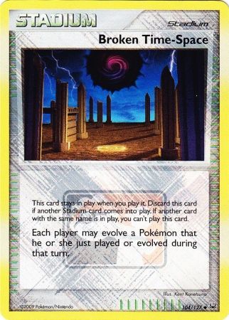 Broken Time Space (104/127) (League Promo) [Platinum: Base Set] - Destination Retro