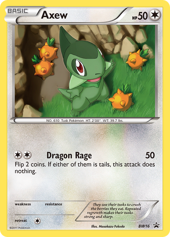 Axew (BW16) [Black & White: Black Star Promos] - Destination Retro