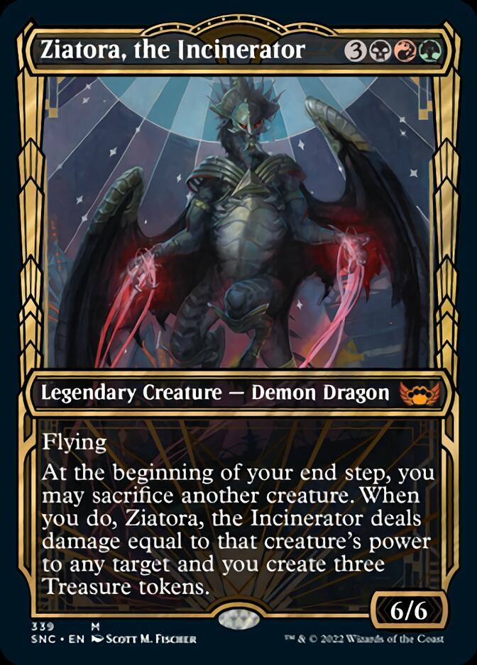 Ziatora, the Incinerator (Showcase Golden Age) [Streets of New Capenna] - Destination Retro